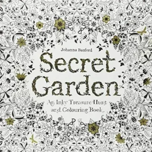 Secret Garden - An Inky Treasure Hunt and Colouring Book