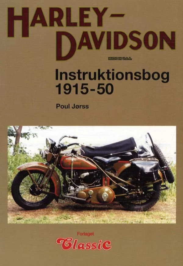 Harley-Davidson instruktionsbog 1915-51