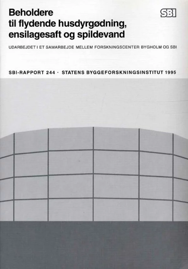 Beholdere til flydende husdyrgødning, ensilagesaft og spildevand