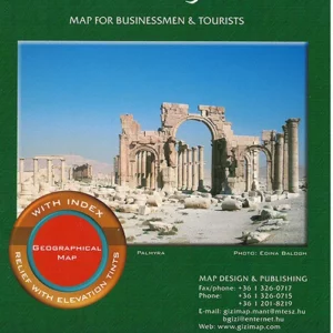 Syria & Lebanon Map for Businessmen & Tourists