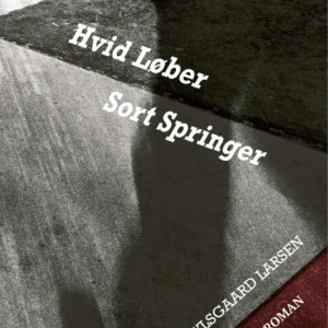Hvid løber sort springer