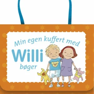 Min egen kuffert med Willi bøger