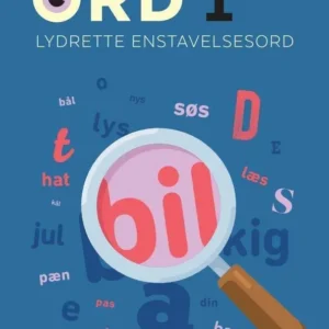 Ord 1. Lydrette enstavelsesord