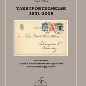Takstfortegnelse 1851-2008