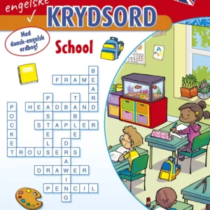 Mine første engelske krydsord og ordgåder: School