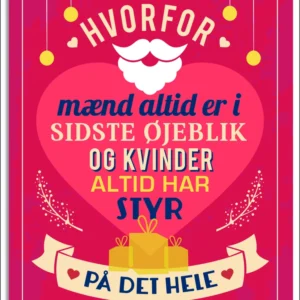 Hvorfor mænd altid er i sidste øjeblik og kvinder altid har styr på det hele