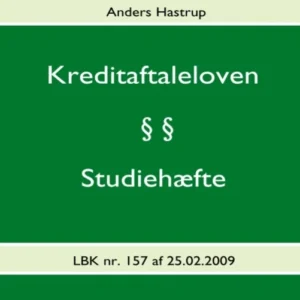 Kreditaftaleloven - Studiehæfte