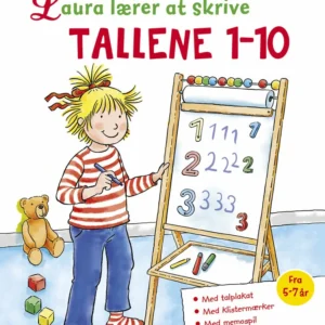 Laura lærer at skrive tallene 1 - 10