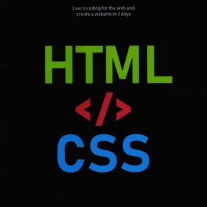 The website in html and css