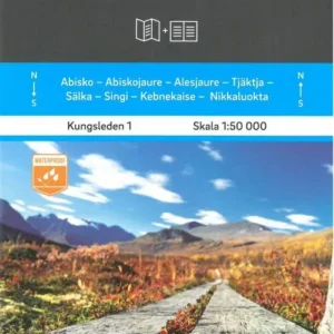 Abisko - Kebnekaise : Kungsleden karta & guide