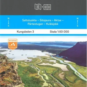 Saltoluokta - Kvikkjokk : Kungsleden karta & guide
