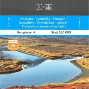 Kvikkjokk - Adolfström : Kungsleden karta & guide