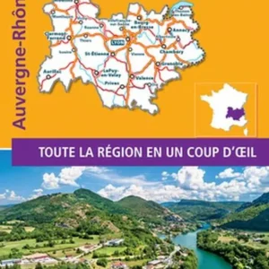 Auvergne Rhone Alpes, Michelin Maxi Regional Map 604