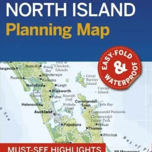 Lonely Planet Planning Map: New Zealand's North Island