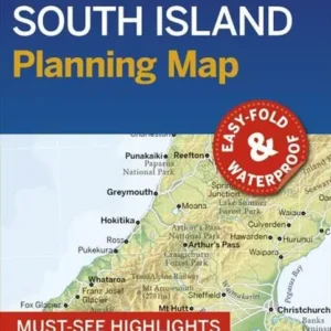 Lonely Planet Planning Map: New Zealand's South Island