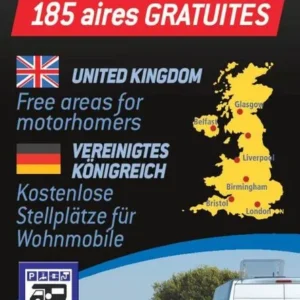 United Kingdom - Great Britain Autocamper map - Aires camping-cars