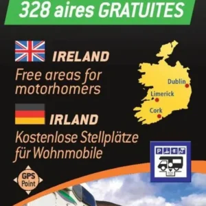 Ireland - Irlande Autocamper map - Aires camping-cars