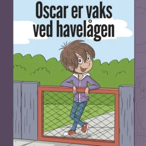 Oscar er vaks ved havelågen