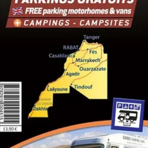 Morocco: Autocamper map - Aires camping-cars