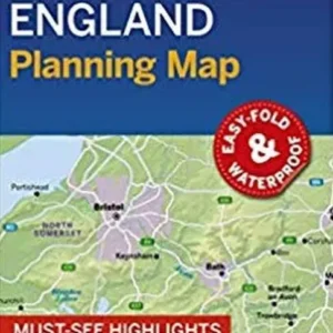 Lonely Planet Planning Map: Bath & Southwest England