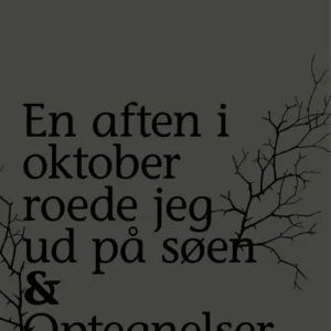 En aften i oktober roede jeg ud på søen & Optegnelser