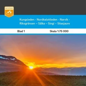 Abisko-Kebnekaise-Nikkaluokta  1:75.000