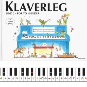 Klaverleg bind 2 - for to hænder (blå)