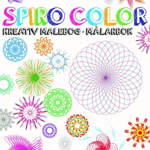 Spiro sæt - malebog med gel pens og spiraler