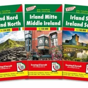 Ireland Road + Leisure Map Set 1-3