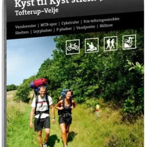 Kyst til Kyst Stien øst : Tofterup - Vejle  1:25 000