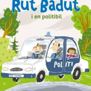 Rut Badut i en politibil