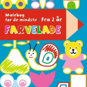 Farvelade - malebog for de mindste - fra 2 år