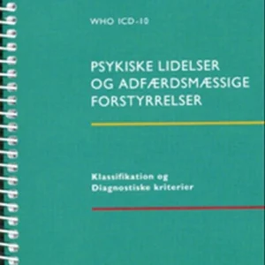 Psykiske lidelser og adfærdsmæssige forstyrrelser