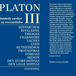 Platon. Bind 3