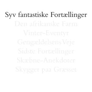 Syv fantastiske Fortællinger