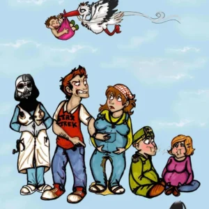 Storken er landet