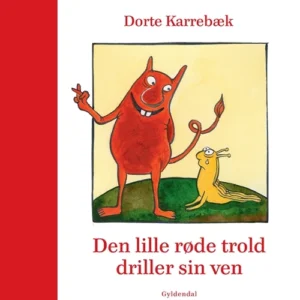 Den lille røde trold driller sin ven
