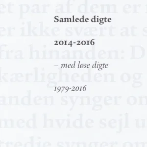 Samlede digte 2014-2016