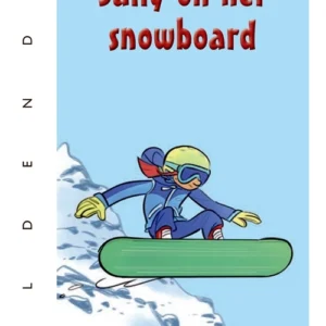 Sally on her snowboard