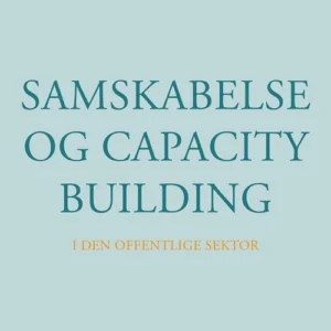 Samskabelse og capacity building i den offentlige sektor
