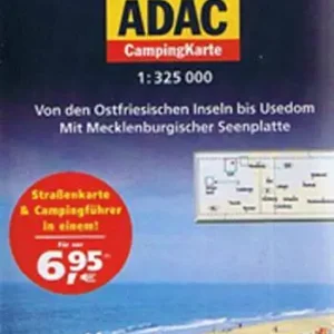 Deutsche Küste: Nord- und Ostsee, ADAC CampingKarte