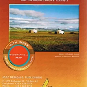 Mongolia, Gizi Geographical Map