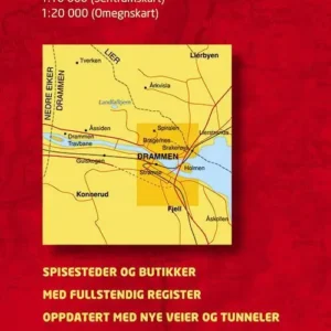 Drammen : bykart = city map = Stadtplan = plan de ville