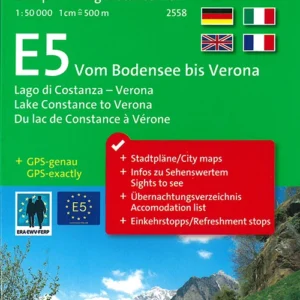 Europäischer Fernwanderweg E5 vom Bodensee bis Verona