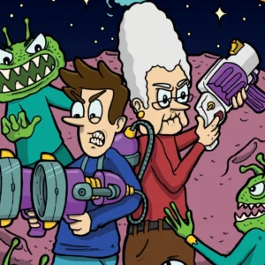 Farmor vs. aliens