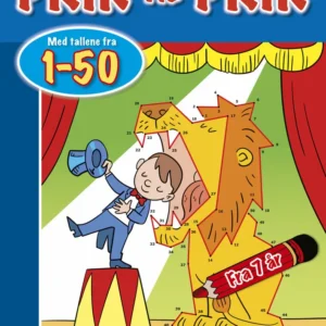 Prik til prik med tallene fra 1-50 (Cirkus)