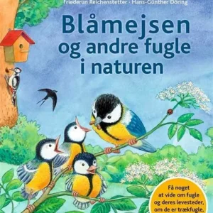 Blåmejsen og andre fugle i naturen