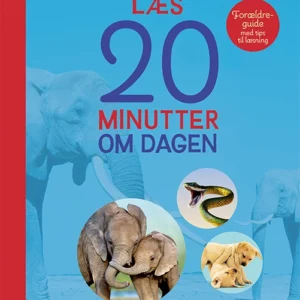 Læs 20 minutter om dagen: Elefanter og 6 andre spændende dyr, du selv kan læse om