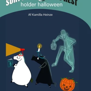 Sort Hest & Hvid Hest holder halloween