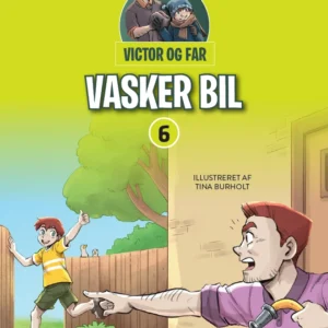 Victor og far vasker bil